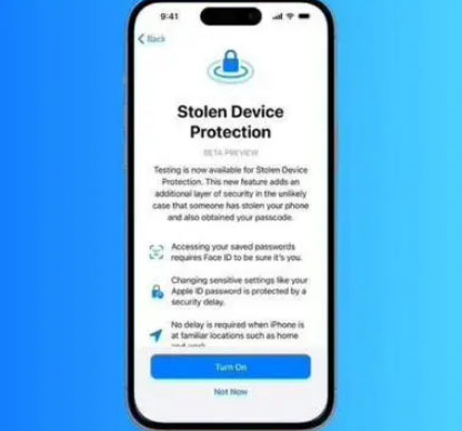 开平苹果授权维修店分享被盗设备保护功能开启方法 